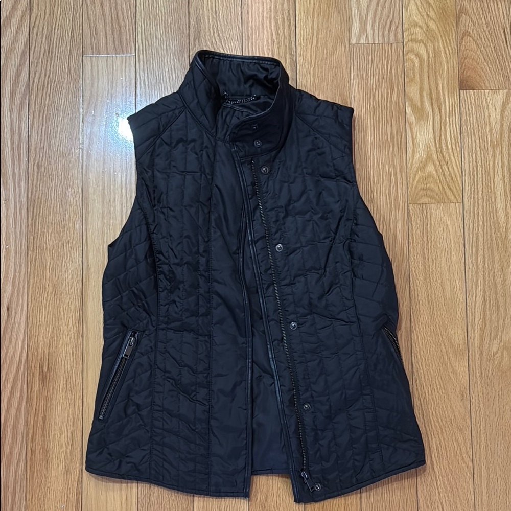 Black Quilted Women's Vest